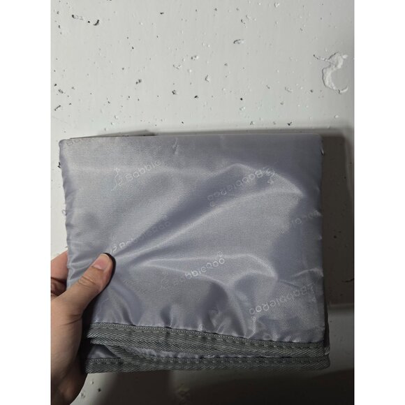 BabbleRoo Gray Diaper Bag Backpack Changing Pad Stroller Straps Pacifier Case - Picture 4 of 11